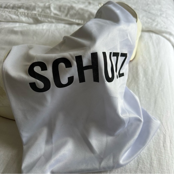 SCHUTZ Darah Crocodile-Embossed Leather Sandal size 7 - Picture 4 of 10